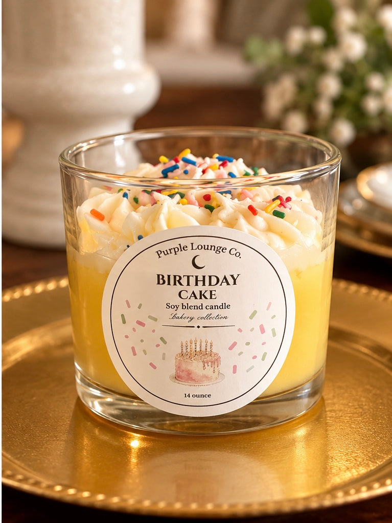 Birthday cake candle