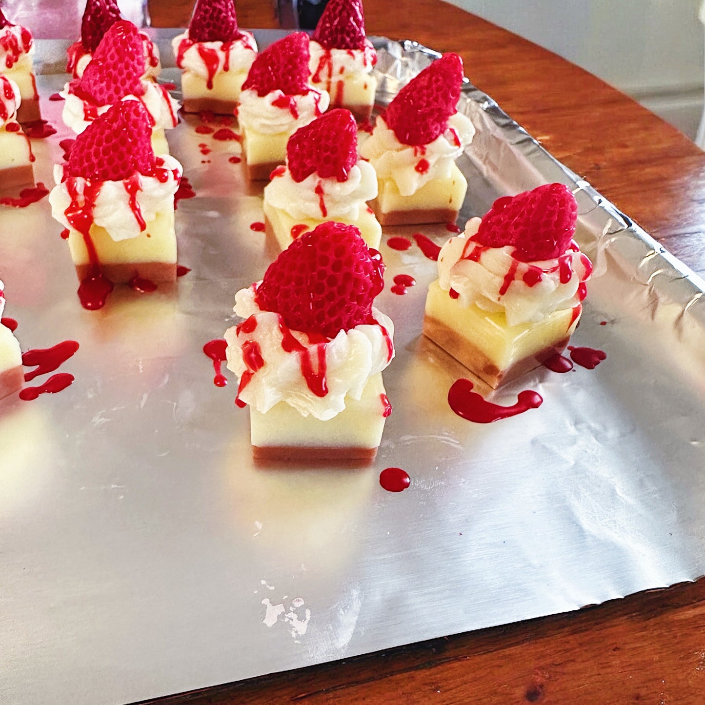 Strawberry shortcake scented wax melt